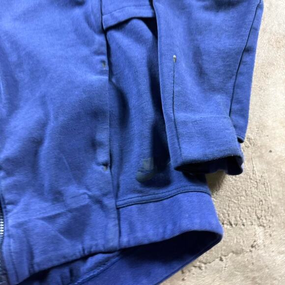 Blue Nike Tech Fleece Hoodie Sweatshirt - Picture 5 of 8